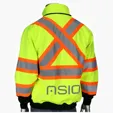 Starline Two-Tone X-Back Full Zip Grid Fleece Sweatshirt