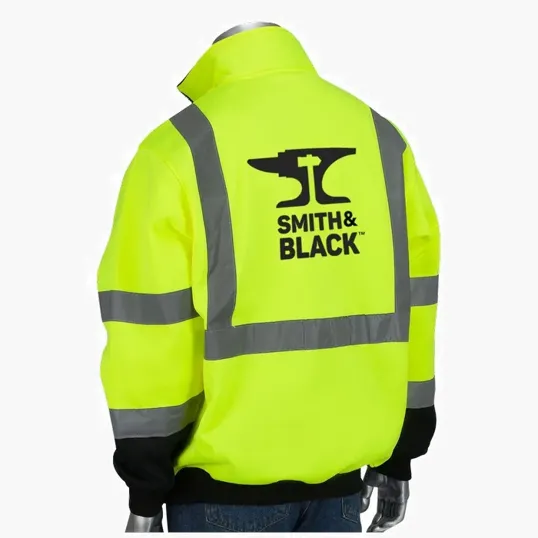 Starline Quarter-Zip Pullover Black Bottom Sweatshirt