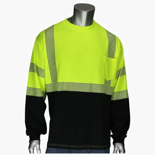 Starline Class 3 Long Sleeve Black Bottom Front T-Shirt — view 2