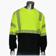 Starline Class 3 Long Sleeve Black Bottom Front T-Shirt — view 2