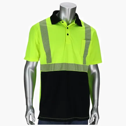 Starline Class 2 Polo Shirt with Black Bottom Front — view 2
