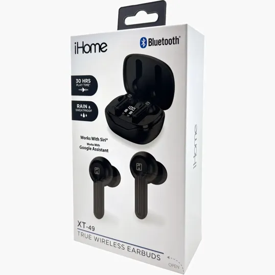 iHome® XT-49 True Wireless Earbuds & Charger Case — view 5