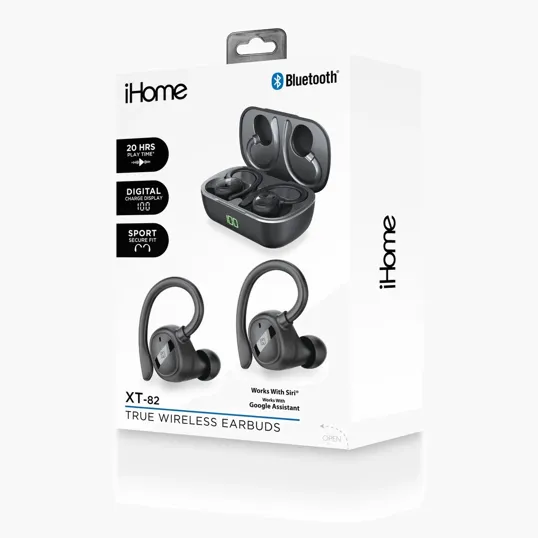 iHome® XT-82 True Wireless Earbuds & Charger Case — view 8