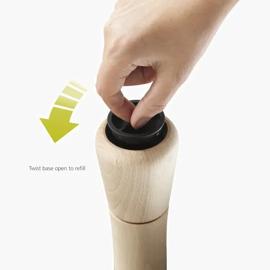 Joseph Joseph® Milltop™ Wood Pepper Mill — view 7