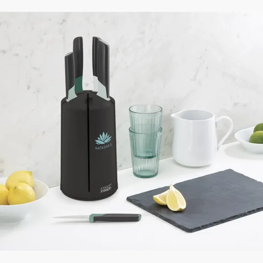 Joseph Joseph® Elevate™ Green Knives Carousel Set — view 5