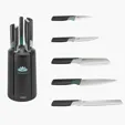 Joseph Joseph® Elevate™ Green Knives Carousel Set — view 2