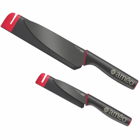 Joseph Joseph® Slice&Sharpen™ 2 Knives with Sheaths — view 2