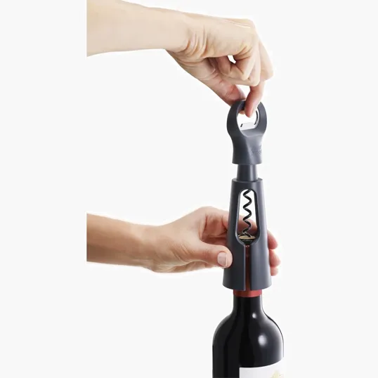 Joseph Joseph® BarStar 3-in-1 Gray Corkscrew — view 4