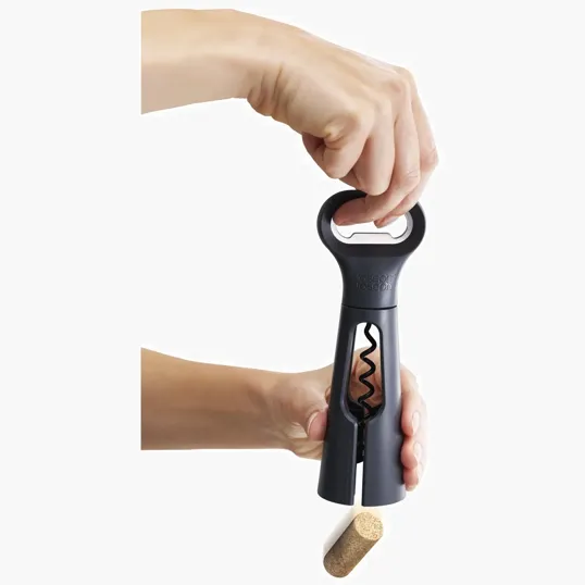 Joseph Joseph® BarStar 3-in-1 Gray Corkscrew — view 5