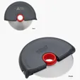 Joseph Joseph® Disc Easy-clean Gray Pizza Cutter — view 2