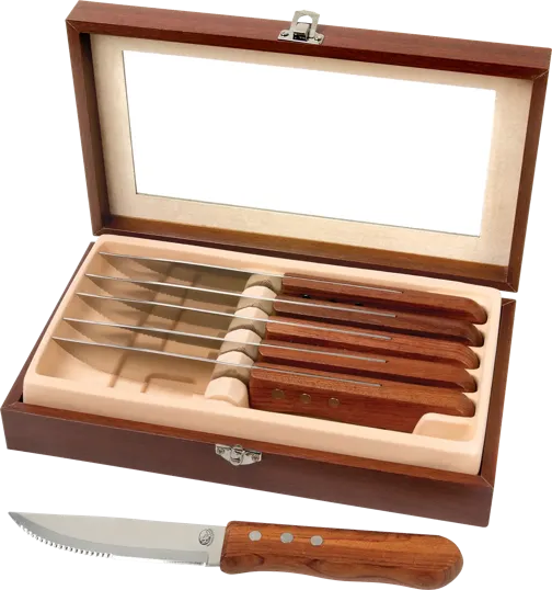 Niagara Cutlery™ Rosewood 6-Piece Steak Knife Set — view 3