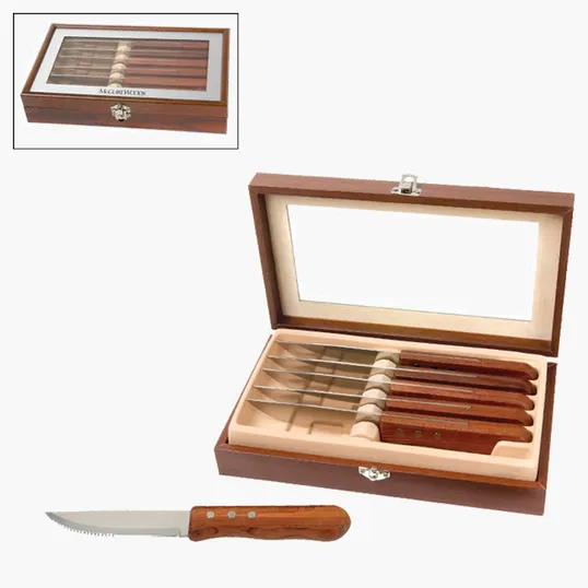 Niagara Cutlery™ Rosewood 6-Piece Steak Knife Set — view 8