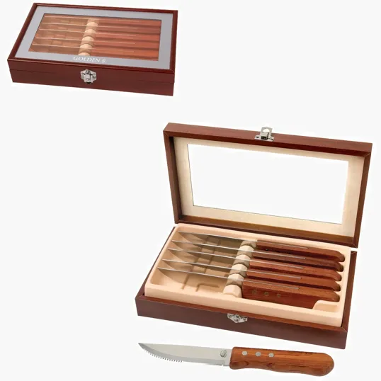 Niagara Cutlery™ Rosewood 6-Piece Steak Knife Set — view 7