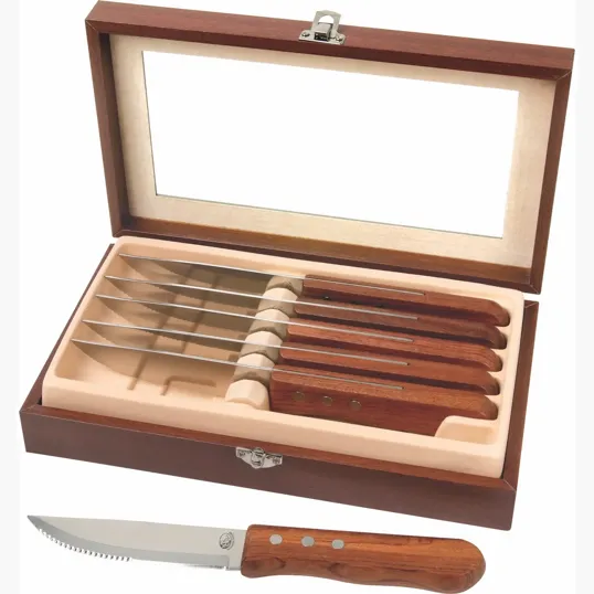 Niagara Cutlery™ Rosewood 6-Piece Steak Knife Set — view 4