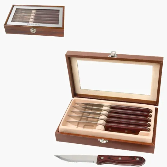 Starline Manchurian Ash 6-Piece Steak Knife Set — view 8