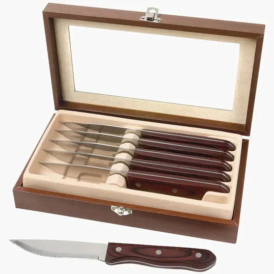 Starline Manchurian Ash 6-Piece Steak Knife Set — view 5