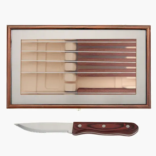 Manchurian Ash 6-Piece Steak Knife Set — view 3