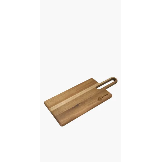 Starline Oblong Acacia Cutting Board (L) — view 2
