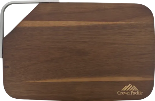 Bryce Acacia Cutting Board with Metal Handle — view 3
