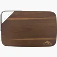 Bryce Acacia Cutting Board with Metal Handle — view 5