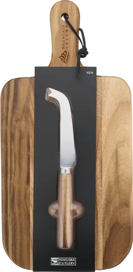 Niagara Cutlery™ Acacia Cheese Board Set — view 4