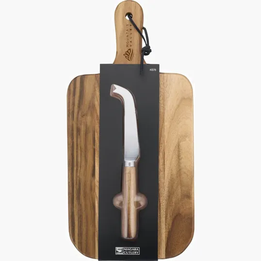 Niagara Cutlery™ Acacia Cheese Board Set — view 10