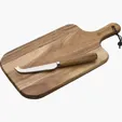Niagara Cutlery™ Acacia Cheese Board Set — view 7