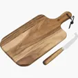 Niagara Cutlery™ Acacia Cheese Board Set — view 8