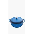 Lodge® 6 Qt Blue Enameled Cast Iron Dutch Oven