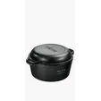 Lodge® 5 Qt Cast Iron Double Dutch Oven — view 2
