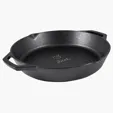 Lodge® 12" Cast Iron Dual Handle Pan — view 3