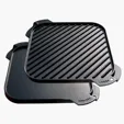 Lodge® 10.5" Cast Iron Reversible Grill / Griddle — view 2
