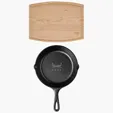 Lodge® 8" Skillet and Cherry Arch Cutting Board Gift Set — view 4