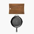 Lodge® 10.25" Cast Iron Skillet & Woodland Bamboo Board Gift Set — view 4