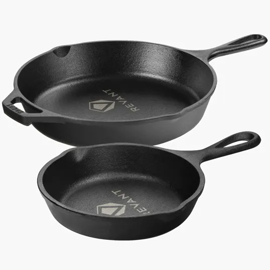 Lodge® Cast Iron Skillets Gift Set, 10.25" and 5" — view 3