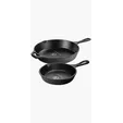 Lodge® Cast Iron Skillets Gift Set, 10.25" and 5"