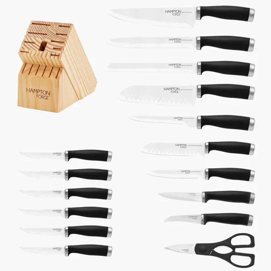 Hampton Forge® Epicure 17 Piece Cutlery Block Set — view 4