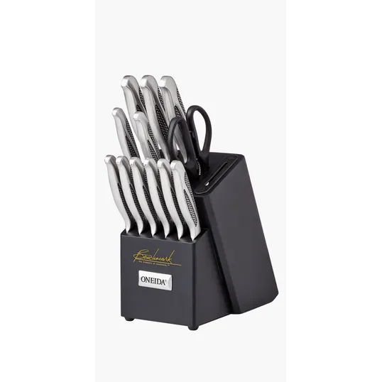 Oneida® 14-Piece Knife Set with Built-in Sharpener — view 2