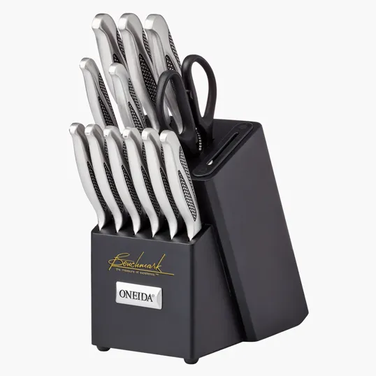 Oneida® 14-Piece Knife Set with Built-in Sharpener — view 3