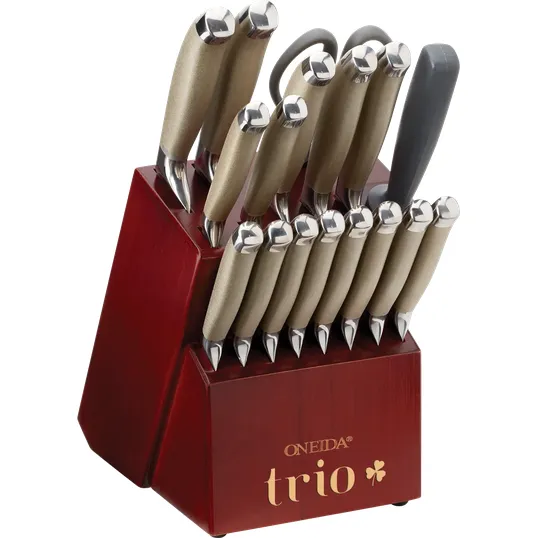 Oneida® Preferred 18-Piece Cutlery Set with Hardwood Block