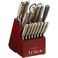 Oneida® Preferred 18-Piece Cutlery Set with Hardwood Block