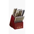Oneida® Preferred 18-Piece Cutlery Set with Hardwood Block — view 2