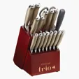 Oneida® Preferred 18-Piece Cutlery Set with Hardwood Block — view 3