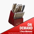 Oneida® Preferred 18-Piece Cutlery Set with Hardwood Block — view 3