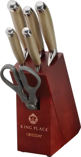 Oneida® Preferred 7 Piece Cutlery Set with Knife Block