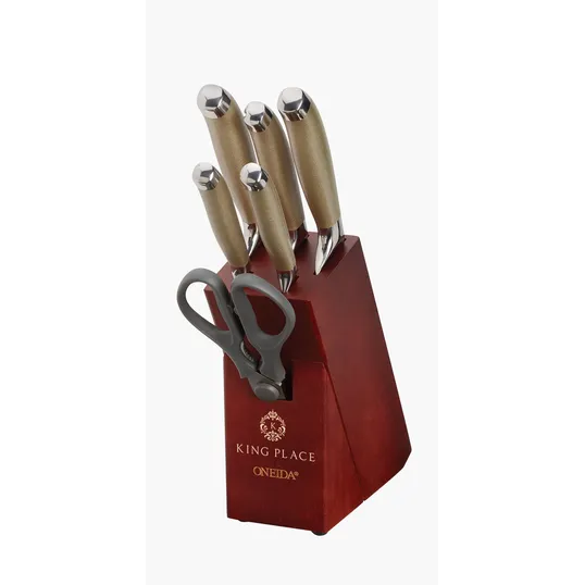Oneida® Preferred 7 Piece Cutlery Set with Knife Block — view 2