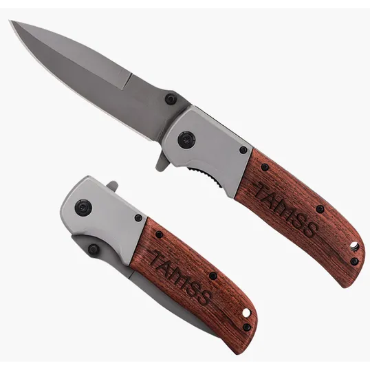 Starline Wood Ridge Pocket Knife with Rosewood Handle