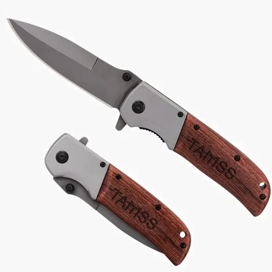 Starline Wood Ridge Pocket Knife with Rosewood Handle — view 2