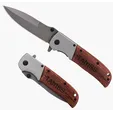 Starline Wood Ridge Pocket Knife with Rosewood Handle