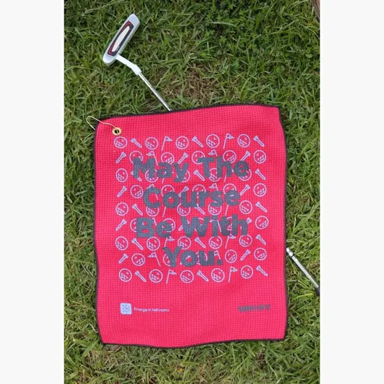 Starline Microfiber Waffle Golf Towel, 15 x 18 Inches — view 10